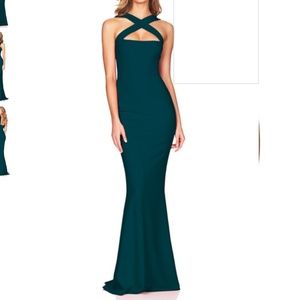 Nookie Teal/ Emerald Green Dress